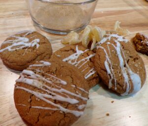Ginger molasses cookies